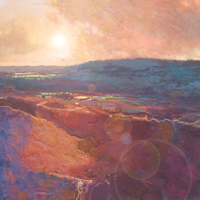 Walisische Berge, 2014 von Martin Decent